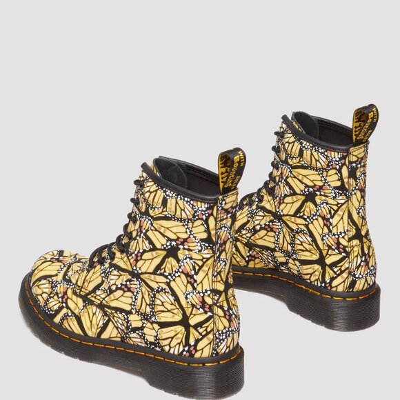 Dr. Martens 1460 Butterfly Print Suede Boots Men's Size 10 RARE NEW - Picture 14 of 16